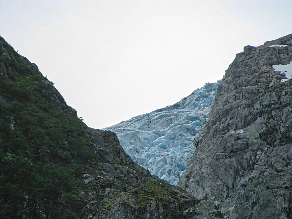 Blick zur Gletscherzunge