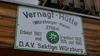 Schild der Vernagt-Hütte