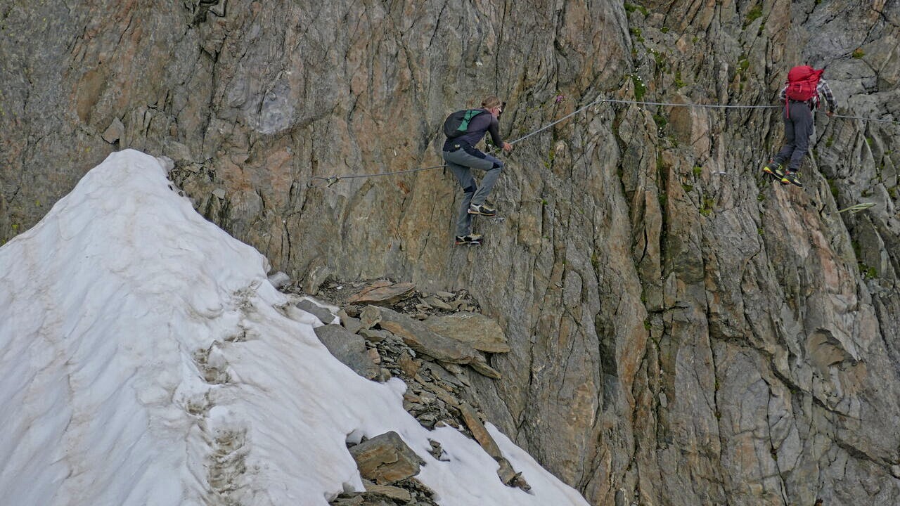Klettersteig an der Hintergraslspitze