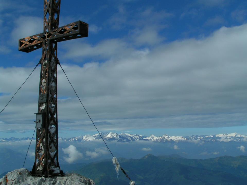 Gipfelkreuz des Hochseilers