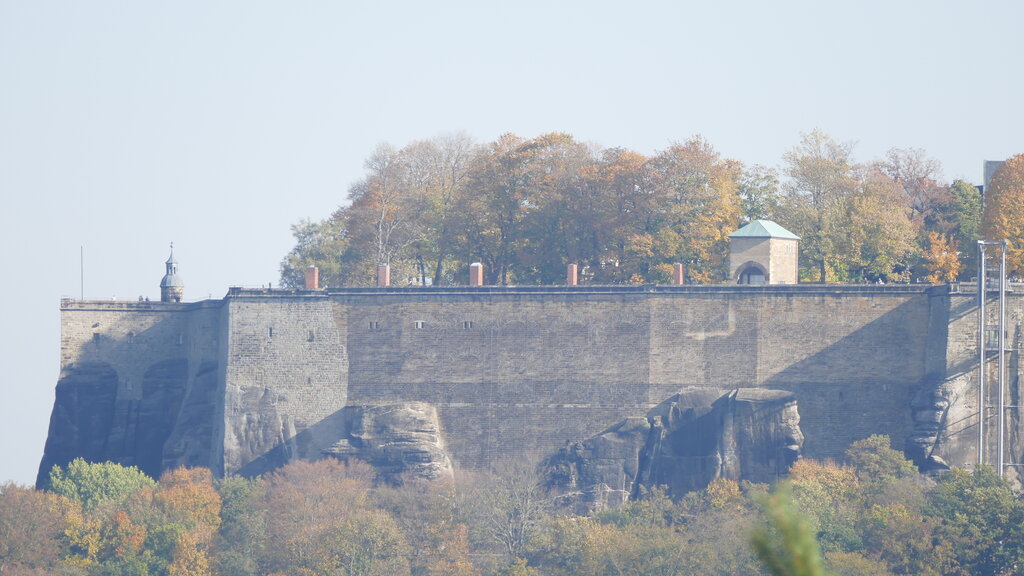 Nördliches Ende der Festung Königstein