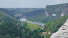 Blick auf Elbe mit Stadt Wehlen