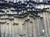 Stefan mit Basaltsäulen
