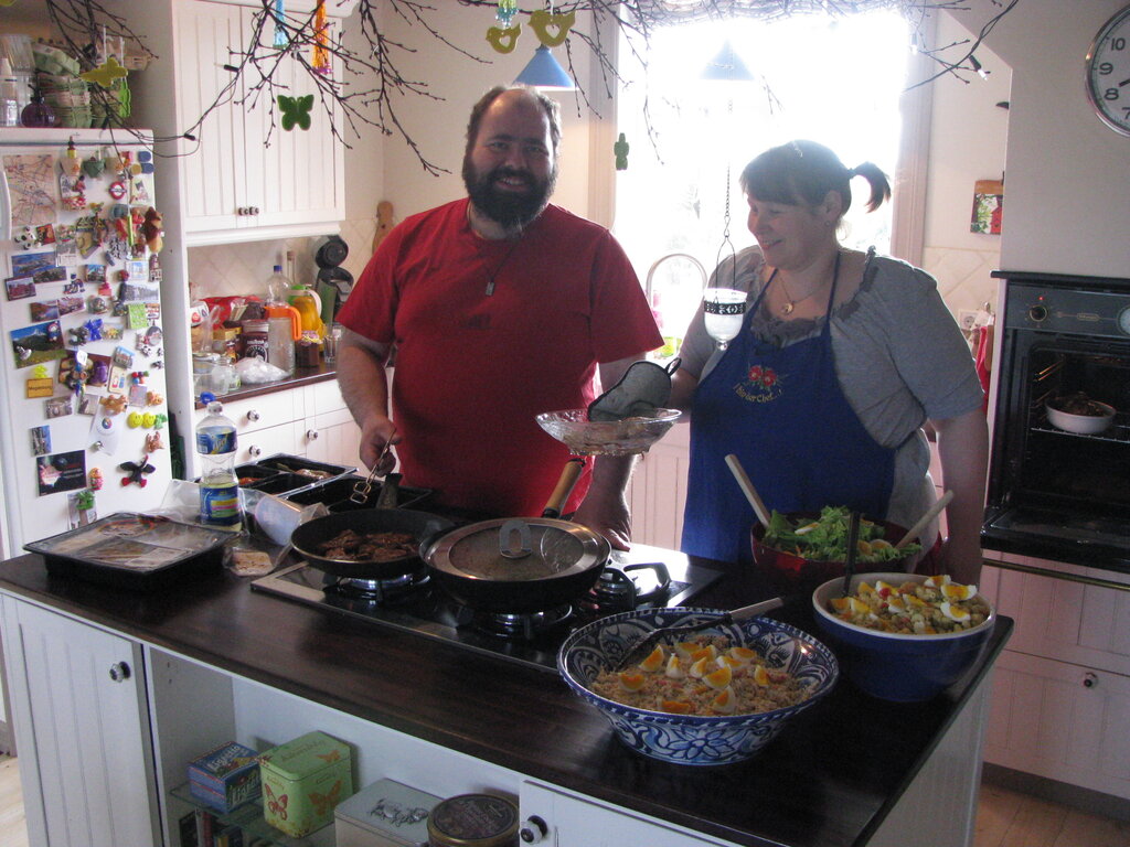 Maik und Julia kochen für uns