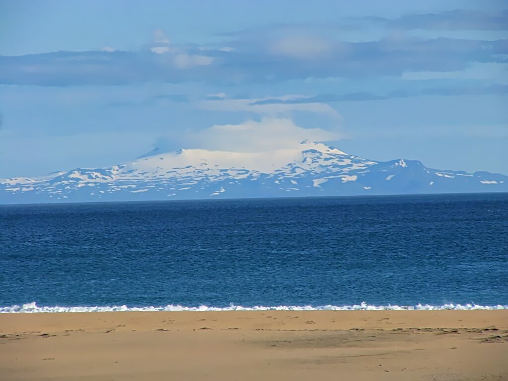 Blick zum Snæfellsjökull