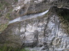 Wasserfall im Klettersteig