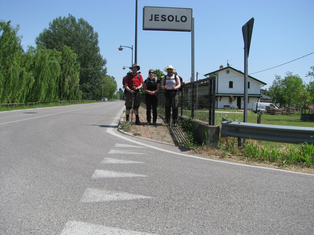 Ankunft in Jesolo