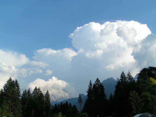 Gewitterwolken am Watzmann