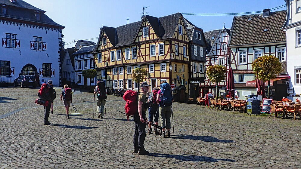 Auf dem Linzer Marktplatz