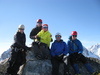 Gruppenfoto auf dem Gipfel