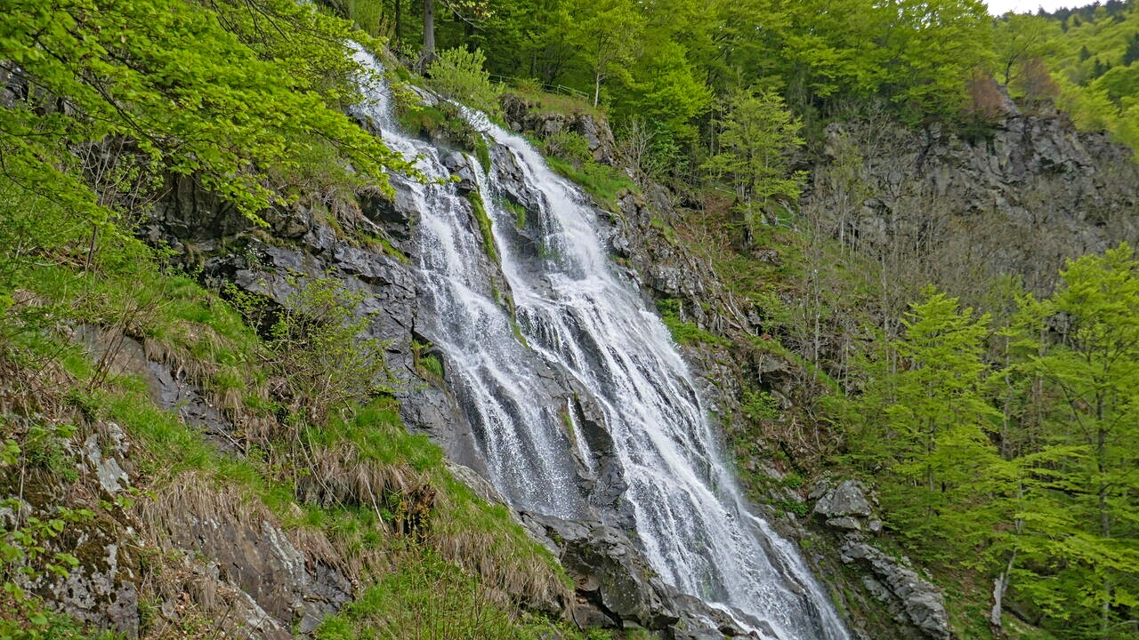 Hauptteil des Wasserfalls