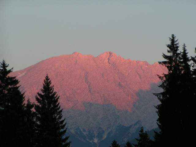 Watzmann im Abendrot