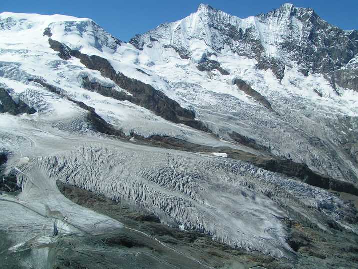 Dom und Fee-Gletscher