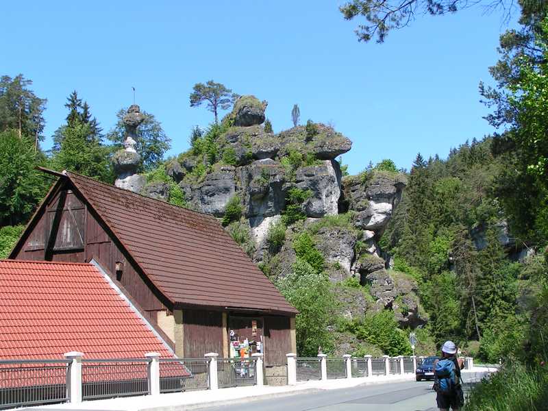 Felsfiguren an der Schüttersmühle