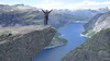 Jense auf der Trolltunga light