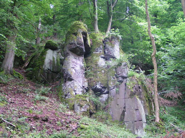 Felsköpfe im Steinmühlental