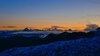 Morgenröte über dem Rhone-Tal